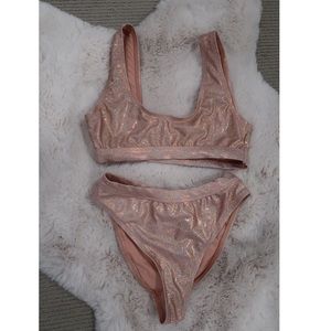 2 piece high waisted bathing suit